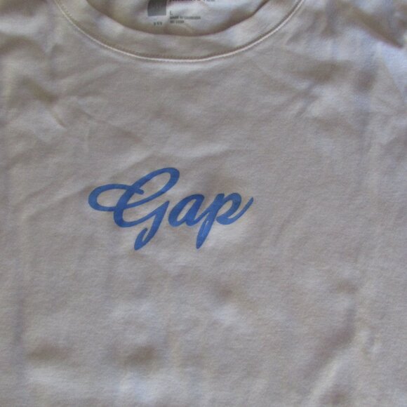GAP Classic White Logo T-Shirt - Vintage - Large - Picture 3 of 9